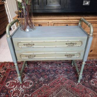 Cómoda Auxiliar "Faux Bamboo" Años 70 10 1000512859