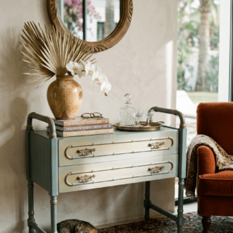 Cómoda Auxiliar "Faux Bamboo" Años 70 8 1000512905