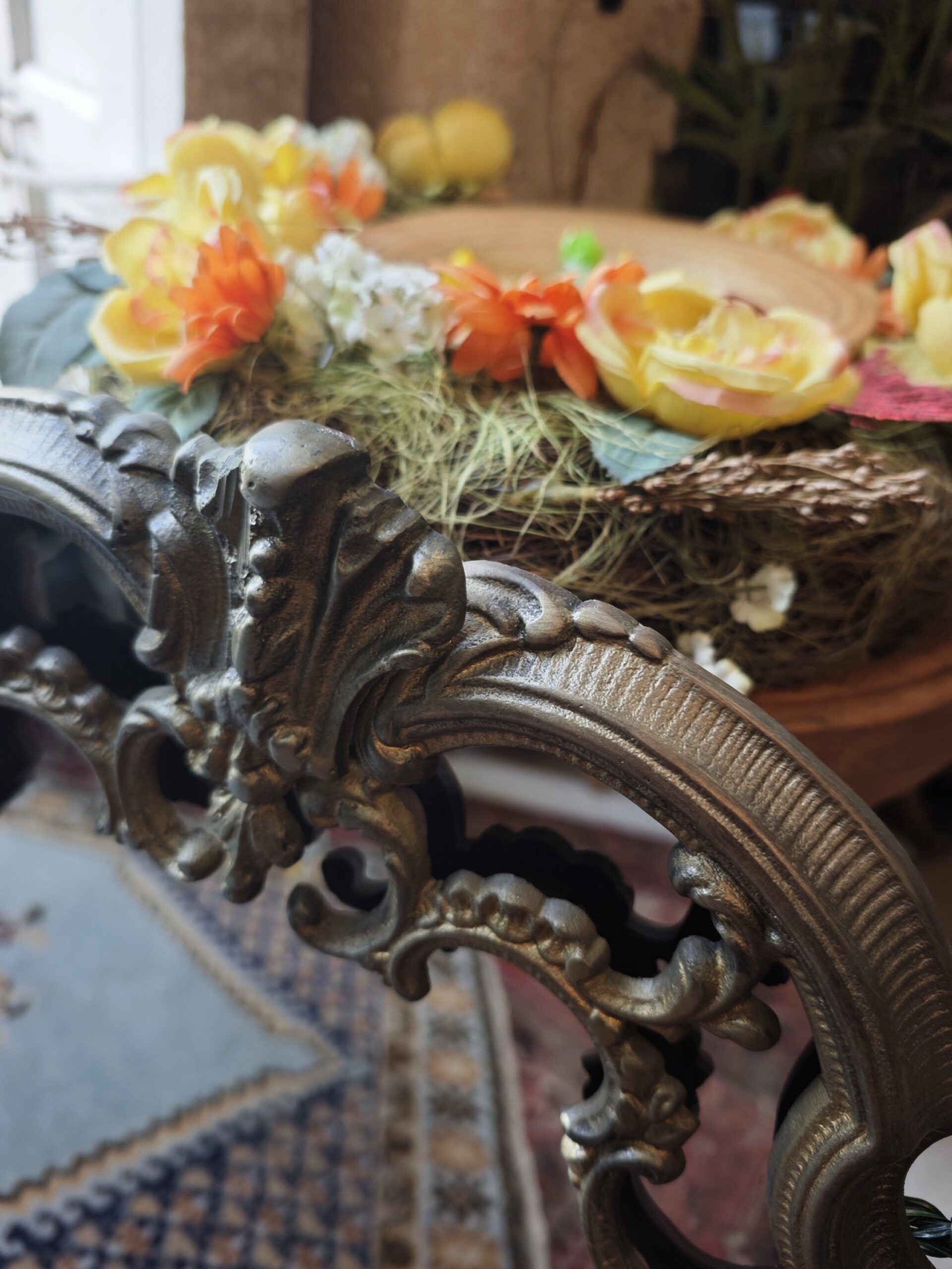 ELouis XV Style Bronze Mirror7Image Espejo de Bronce Estilo Luis XV - Image 7