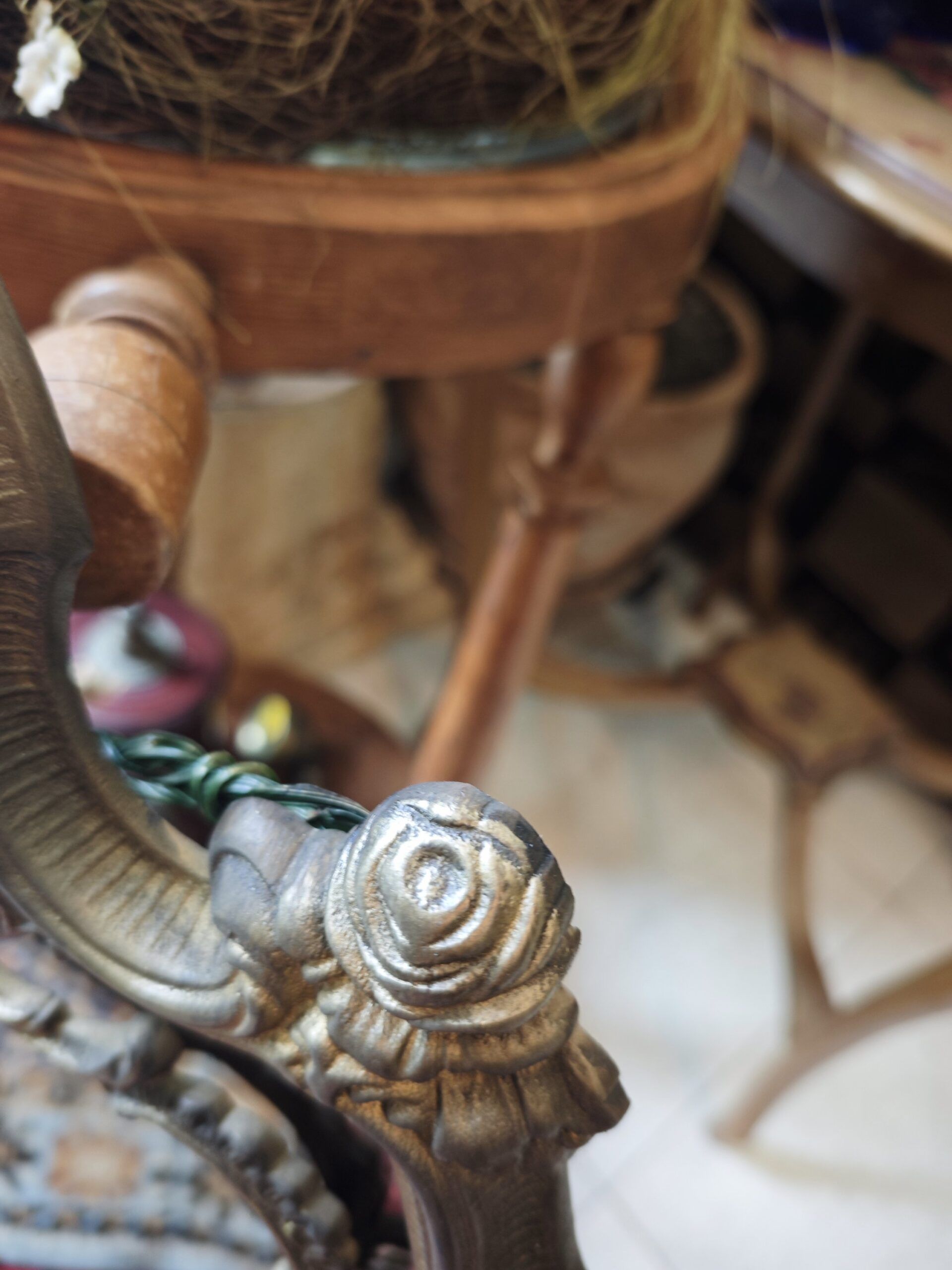 ELouis XV Style Bronze Mirror6Image Espejo de Bronce Estilo Luis XV - Image 6