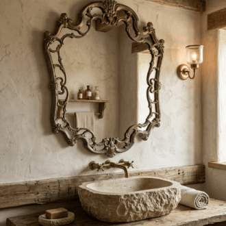 Louis XV Style Bronze Mirror 9 1000513252