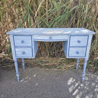 Escritorio Shabby Chic Azul Envejecido 8 1000513904