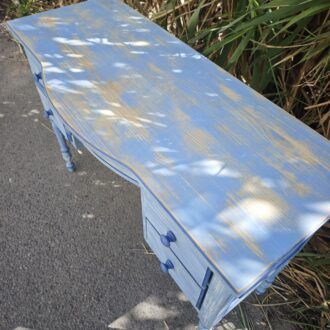 Escritorio Shabby Chic Azul Envejecido 13 1000513906