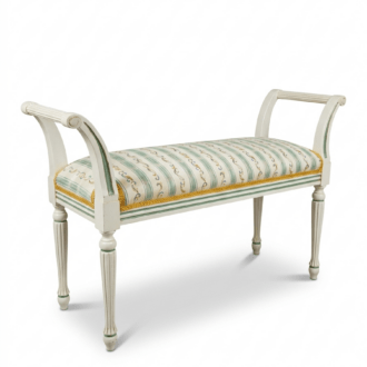 Banqueta Descalzadora de Estilo Luis XVI