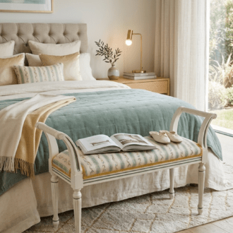 Banqueta Descalzadora de Estilo Luis XVI 8 1000515720