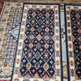 Pareja de Alfombras Vintage de Lana Estilo Persa 9 1000515815