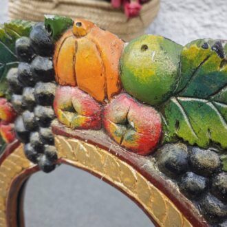 Cornucopia Mirror of Polychrome Fruits 10 1000517070