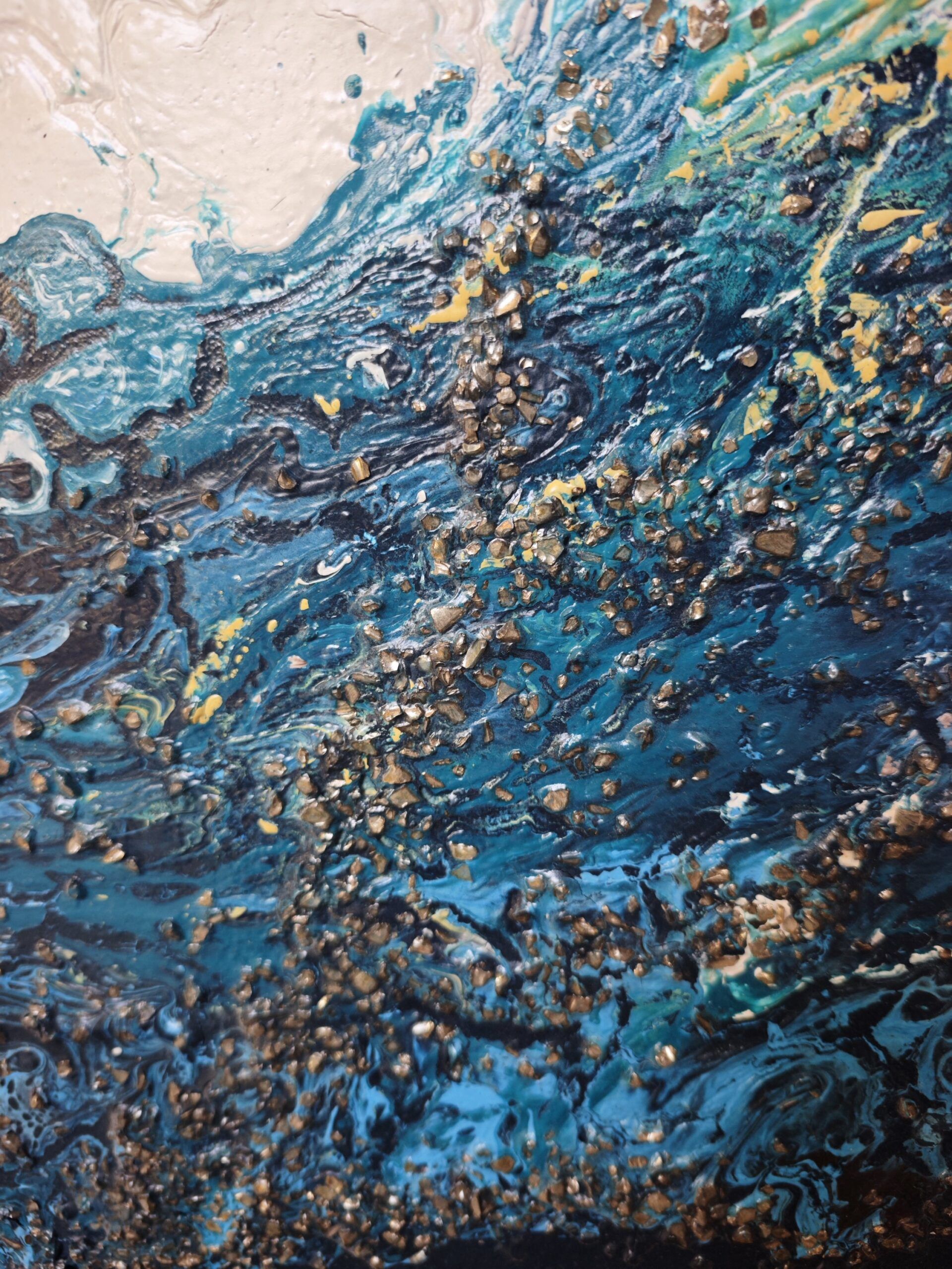 Oleo "Abismo Glacial" – Obra Original de Coni Anders 4 Oleo "Abismo Glacial" – Obra Original de Coni Anders - Imagen 4