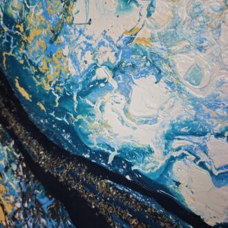 Oleo "Abismo Glacial" – Obra Original de Coni Anders 13 1000517214