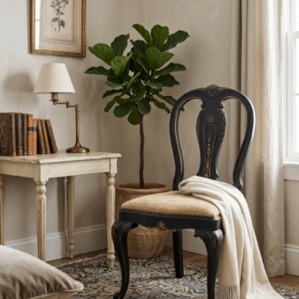 Silla Neoclásica "Boutique Noir" 8 1000517268