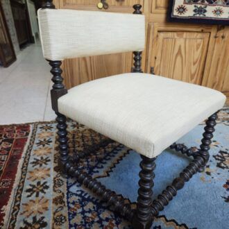 Silla Descalzadora Española de Torneado en Rosario – Elegancia Clásica Castellana 11 1000518316