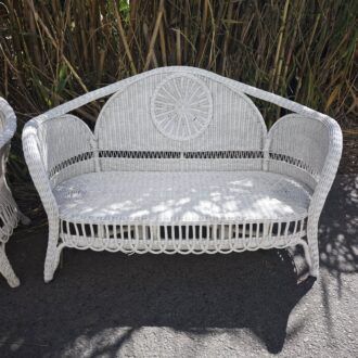 Conjunto de Jardín Vintage en Ratán Natural 10 1000518333