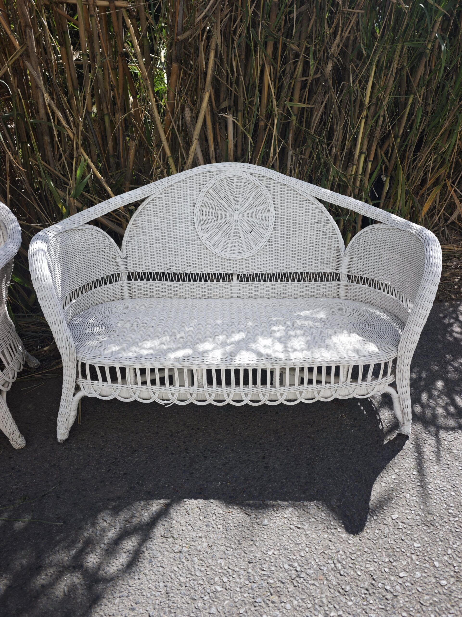 Conjunto de Jardín Vintage en Ratán Natural 5 Conjunto de Jardín Vintage en Ratán Natural - Imagen 5