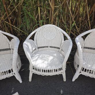 Conjunto de Jardín Vintage en Ratán Natural 9 1000518334