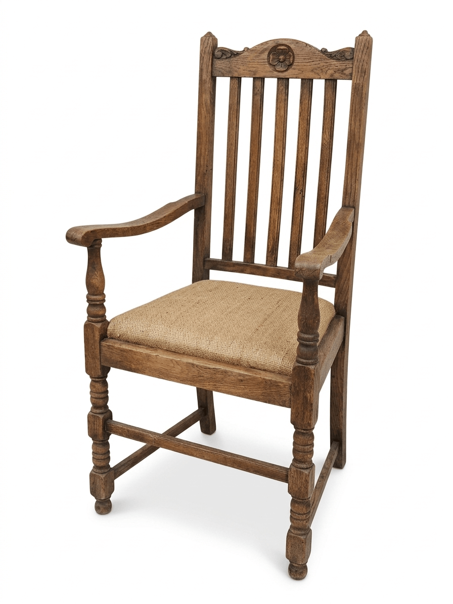Silla antigua de roble SXX 1 Silla antigua de roble SXX