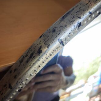 Espejo de Luna Convexa LA Studio – Madera y Metal Patinado (120 cm) 6 1000519085