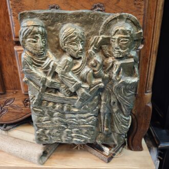Neo-Romanesque Relief Biblical Scene – photo 2