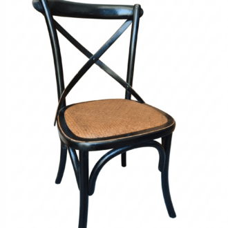 Inicio 11 Silla Crossback Vintage Negra