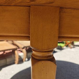 Mesa de Comedor Redonda Extensible en Madera de Haya 9 1000519972