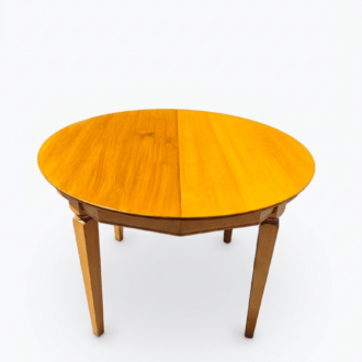 Inicio 9 Mesa de Comedor Redonda Extensible en Madera de Haya