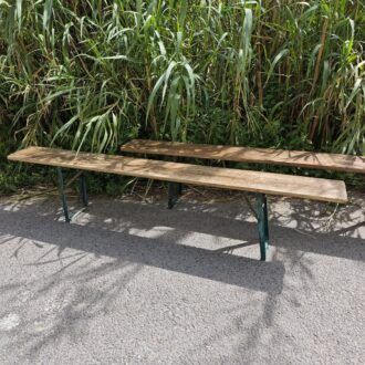 Bancos de Cerveza plegables Alemanes Vintage: Autenticidad Industrial y Encanto rústico 10 1000521334