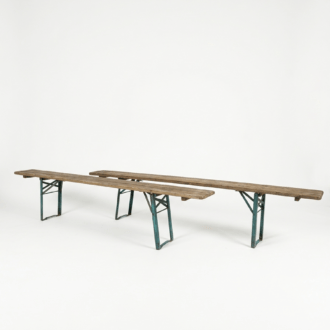 Inicio 9 Bancos de Cerveza plegables Alemanes Vintage