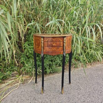 Mesita Auxiliar de Marquetería Francesa demi-lune 8 1000523243