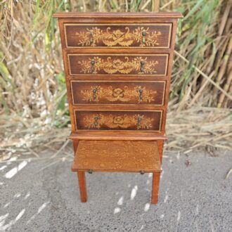 Mueble Joyero Estilo Luis XV con Marquetería Floral 13 1000523295