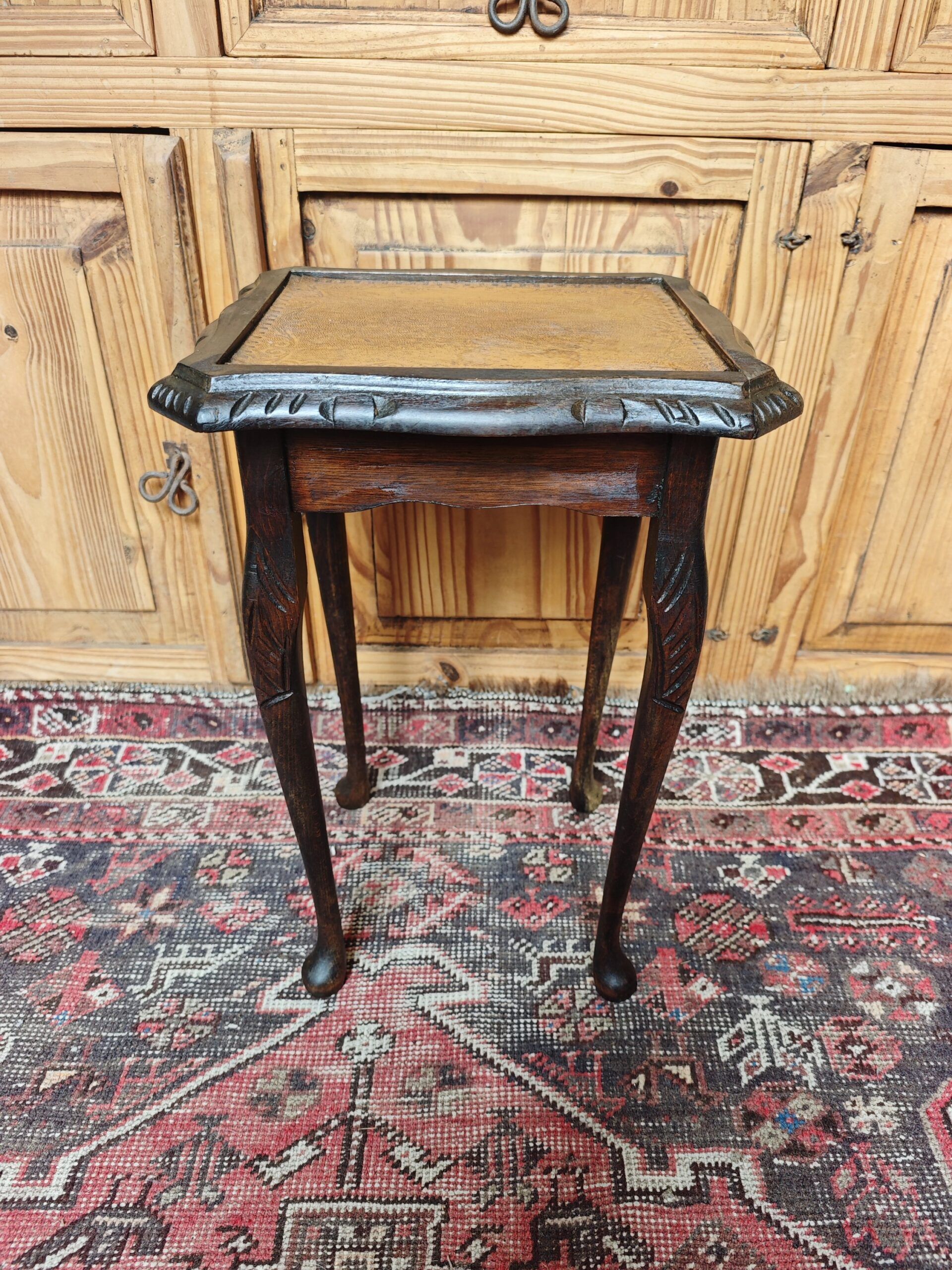 MQueen Anne Style Side Table(QQueen Anne style 2Image Mesa auxiliar de estilo Reina Ana (Queen Anne style) - Image 2