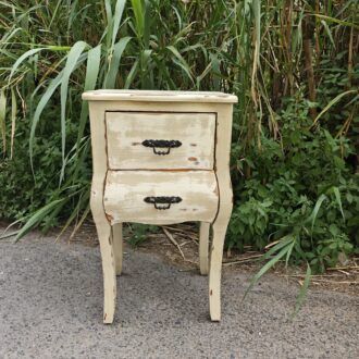 Mesita de Noche "Château" en Estilo Shabby Chic 7 1000524293