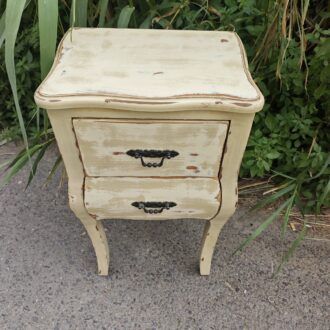 Mesita de Noche "Château" en Estilo Shabby Chic 9 1000524294