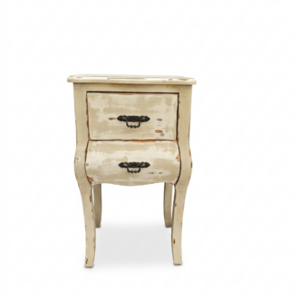 Mesita de Noche "Château" en Estilo Shabby Chic