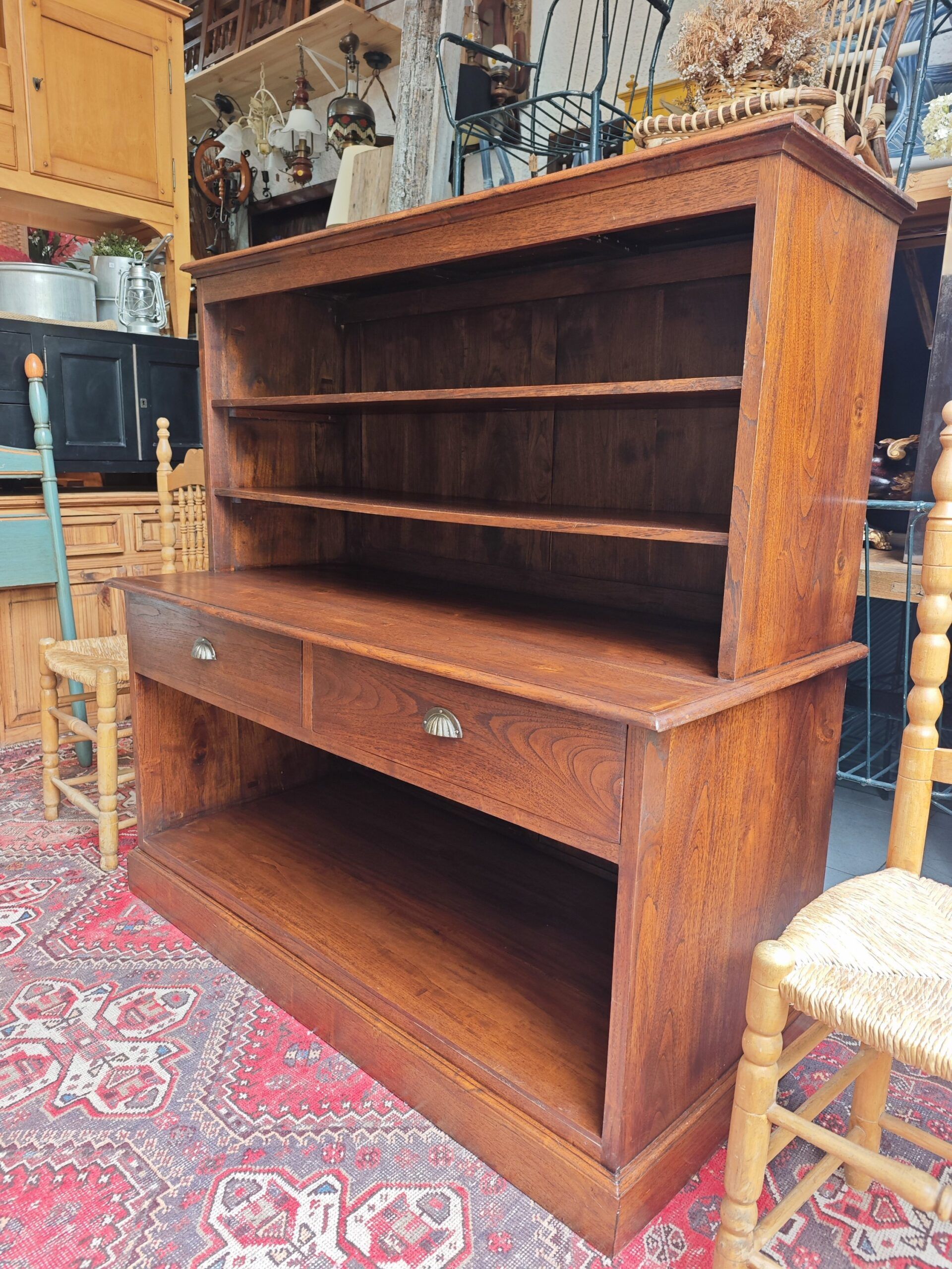 ARustic Solid Wood Apothecary Sideboard7Image Aparador rustico Tipo Boticario de Madera Maciza - Image 7