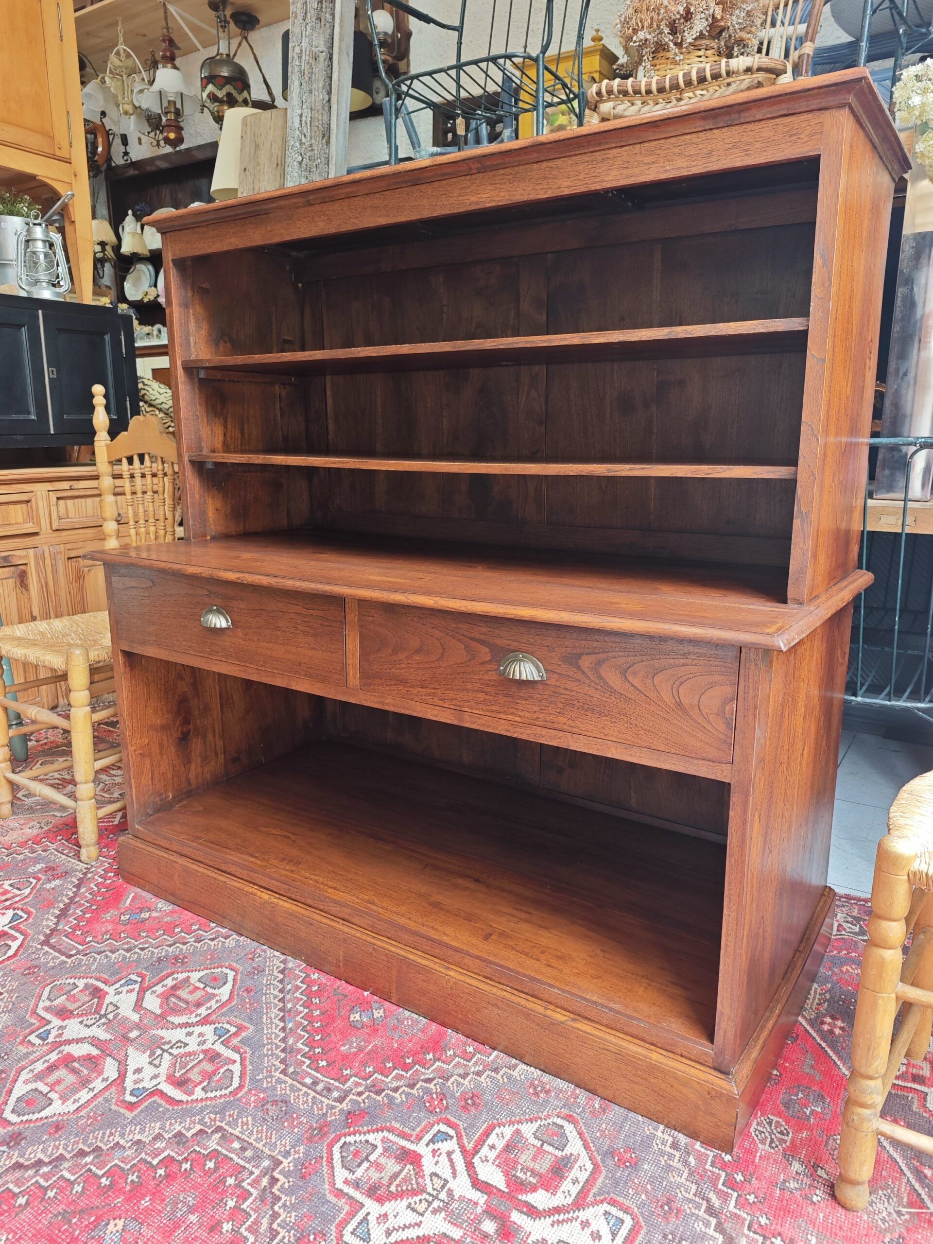 ARustic Solid Wood Apothecary Sideboard5Image Aparador rustico Tipo Boticario de Madera Maciza - Image 5