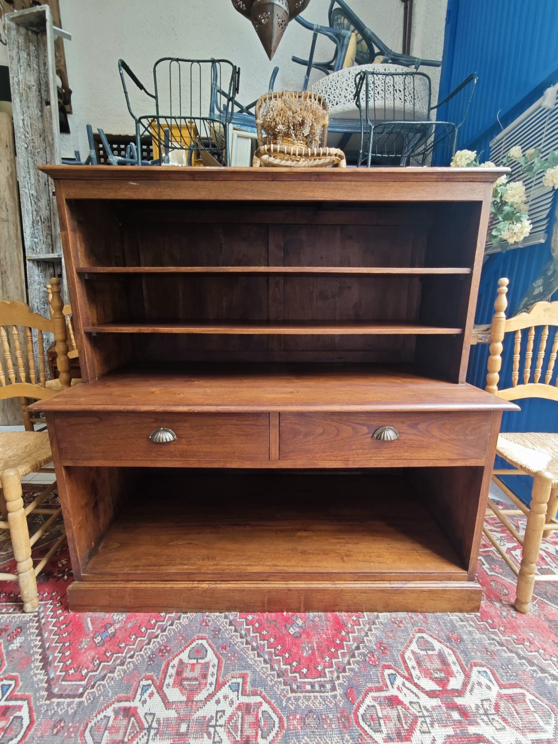 ARustic Solid Wood Apothecary Sideboard2Image Aparador rustico Tipo Boticario de Madera Maciza - Image 2