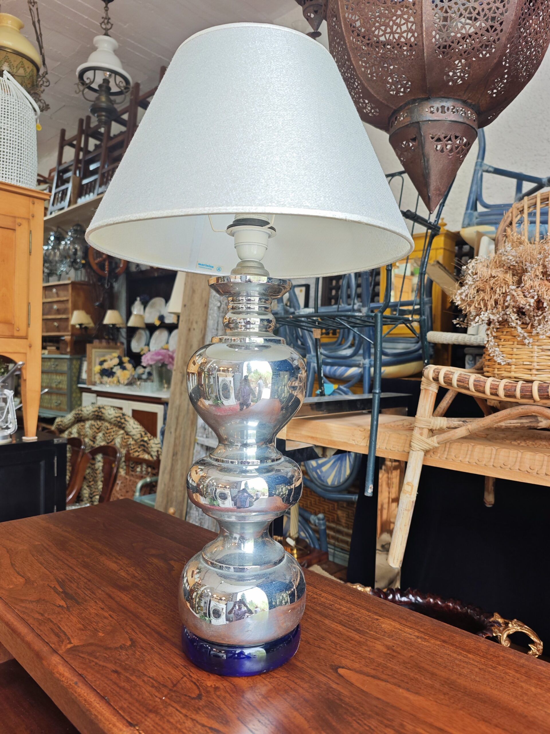 Lámpara de Mesa Vintage Chrome 2 Lámpara de Mesa Vintage Chrome - Imagen 2