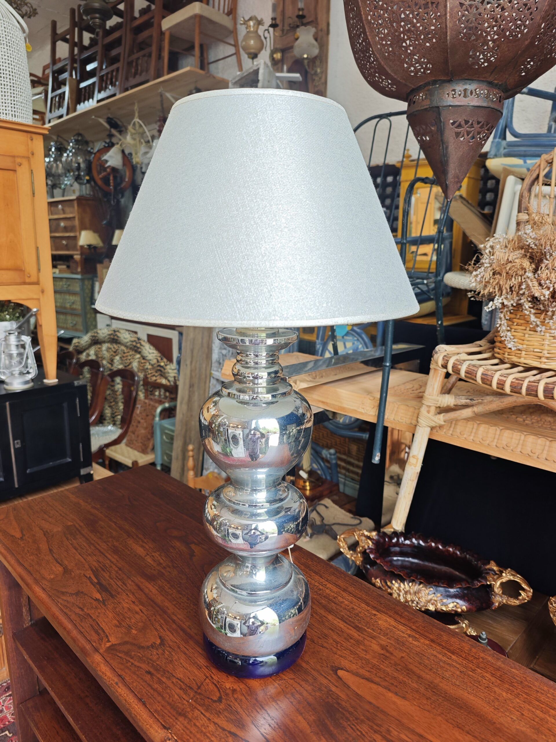 Lámpara de Mesa Vintage Chrome 6 Lámpara de Mesa Vintage Chrome - Imagen 6