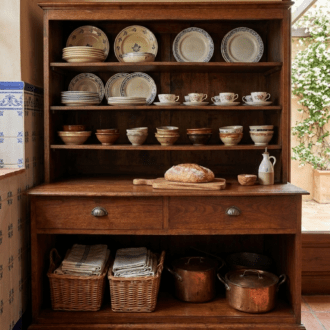 Rustic Solid Wood Apothecary Sideboard 12 1000524483