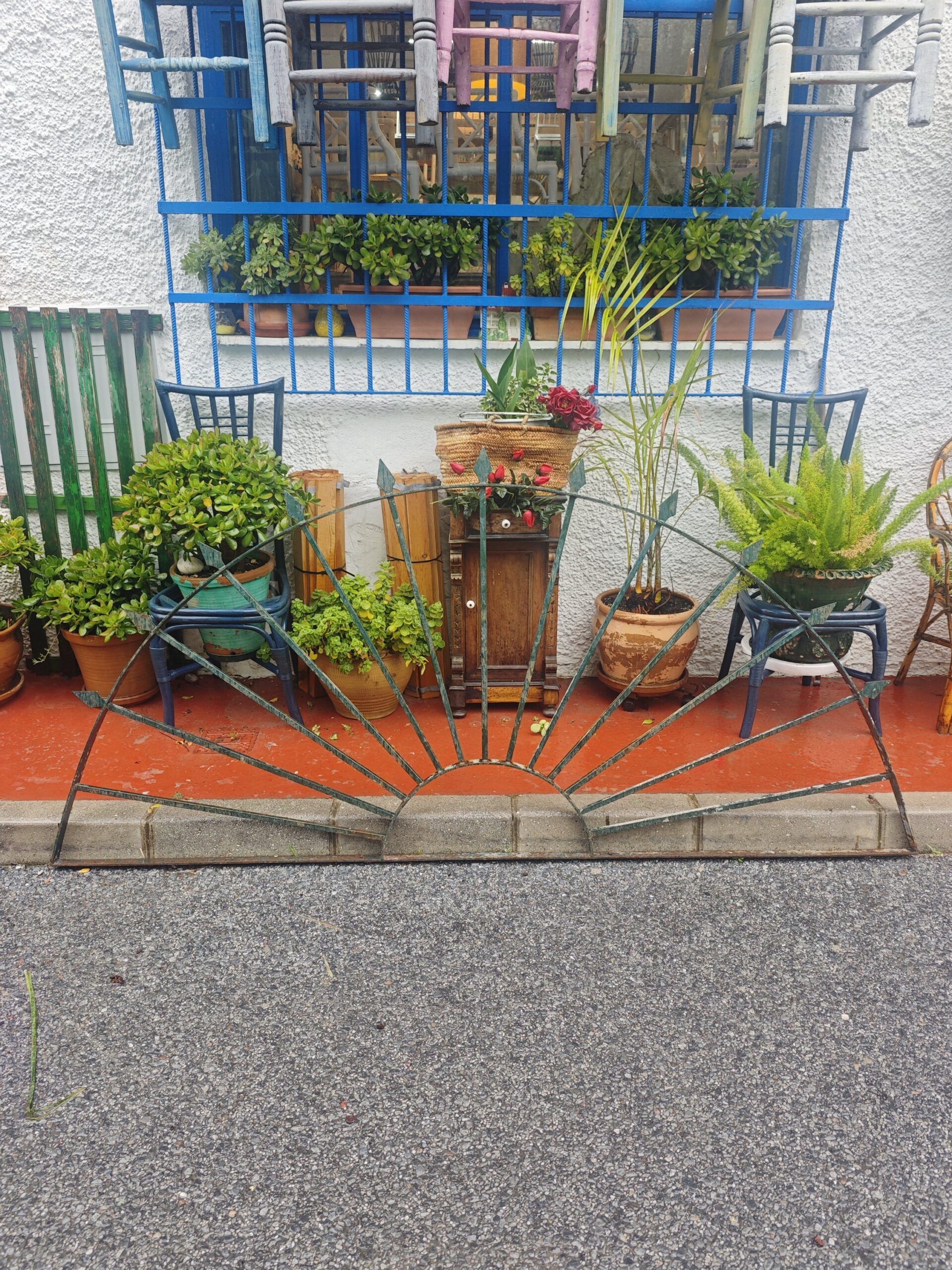 RWrought Iron Grille- DFan Design2Image Reja de Hierro Forjado - Diseño Abanico - Image 2