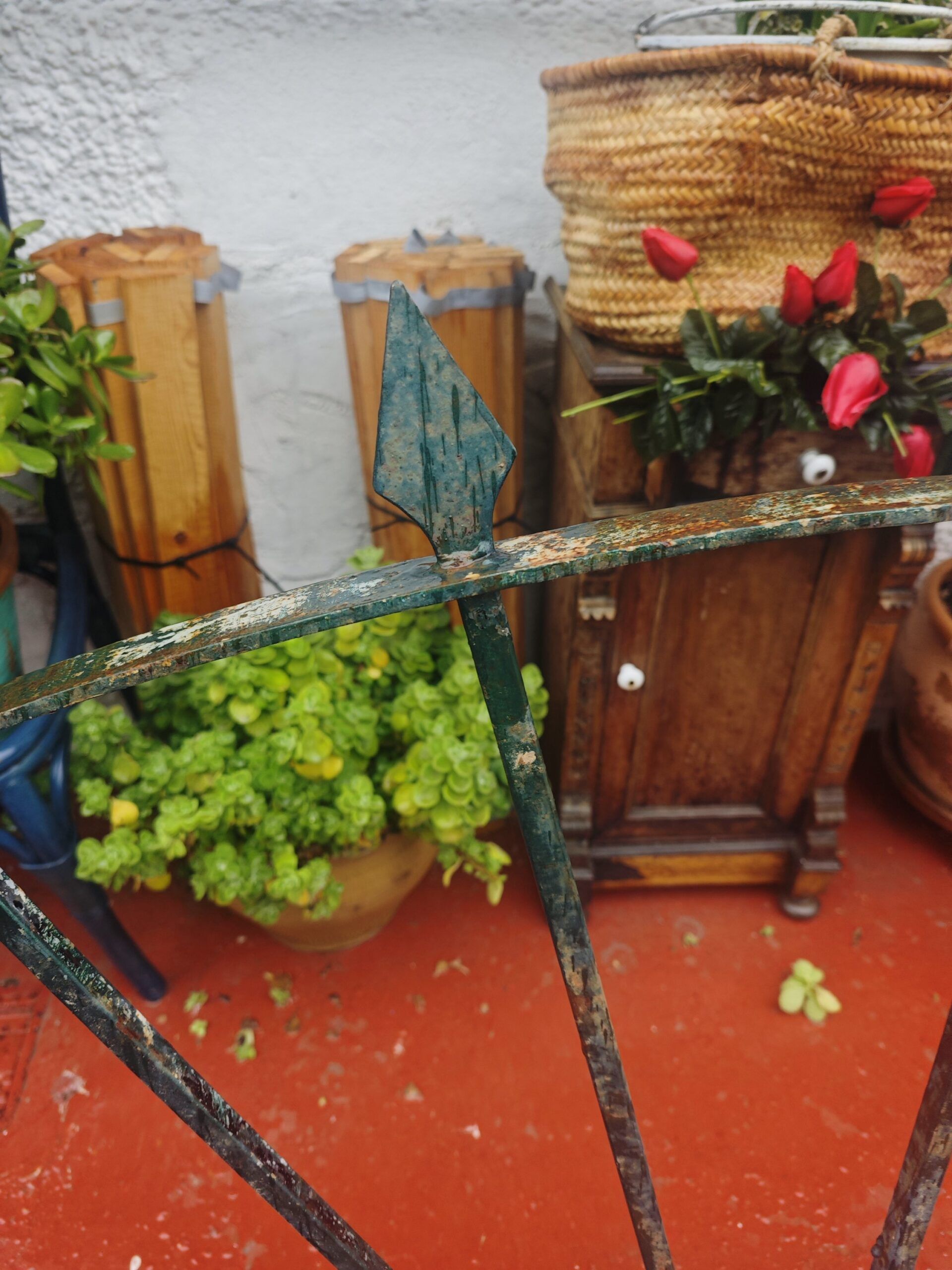 RWrought Iron Grille- DFan Design4Image Reja de Hierro Forjado - Diseño Abanico - Image 4