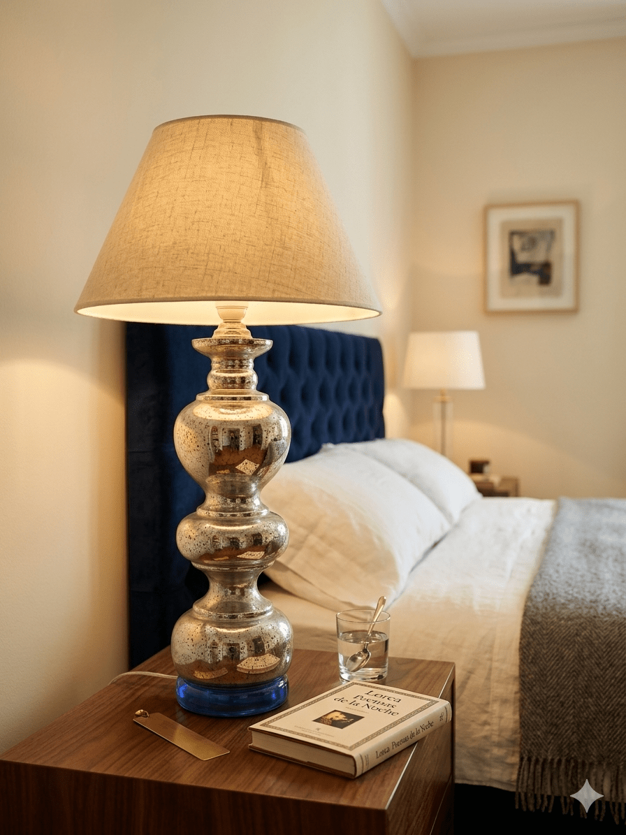 Lámpara de Mesa Vintage Chrome 4 Lámpara de Mesa Vintage Chrome - Imagen 4