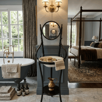 Mueble palanganero estilo Thonet 8 Mueble palanganero estilo Thonet – foto 3