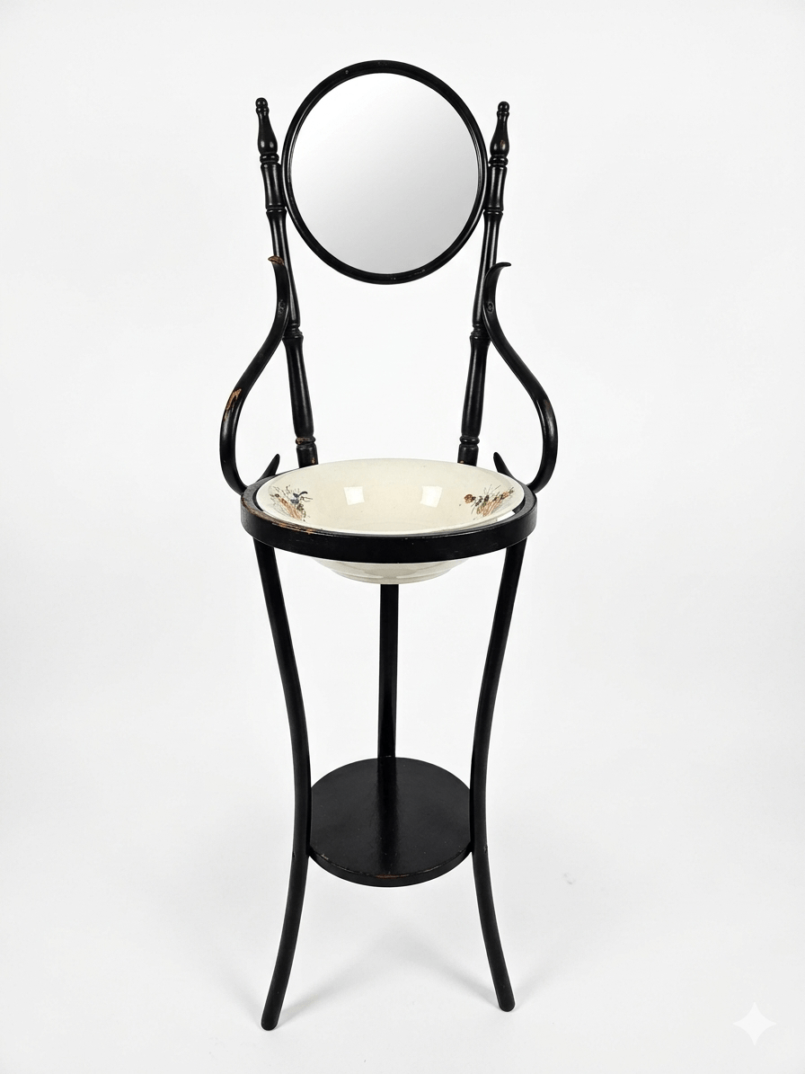 Mueble palanganero estilo Thonet 1 Mueble palanganero estilo Thonet