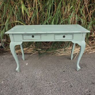 Consola Escritorio Shabby Chic Verde Agua 8 1000576484