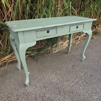 Consola Escritorio Shabby Chic Verde Agua 9 1000576485