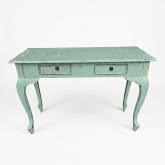 Inicio 11 Consola Escritorio Shabby Chic Verde Agua