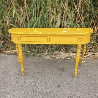 Consola Luis XVI Amarillo Mostaza Patinada 10 1000576523