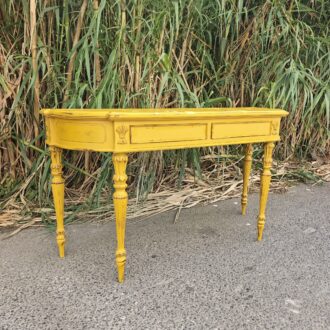 Consola Luis XVI Amarillo Mostaza Patinada 8 1000576524