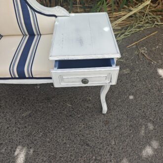Mesa de Teléfono Vintage Años 70 Gossip Bench con Asiento 9 1000601814