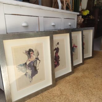 Set de 4 Cuadros de Flamenco "P. Vor" – Edición Especial de Galería 8 1000601898